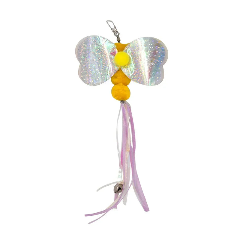 Interactive Cat Feather Toy with Bell