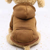 Cozy Hooded Dog Sweatshirt with Pocket