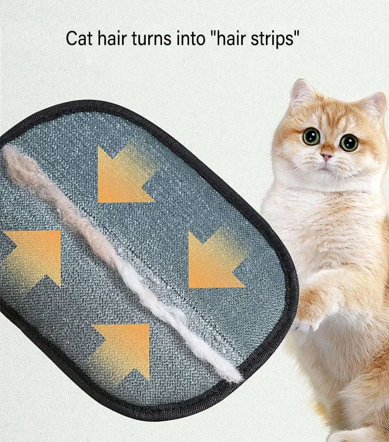 Pet Hair Removal Mitts for Cats and Dogs