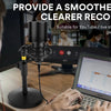 Universal Microphone Pop Filter with Triple-Layer Metal Windscreen