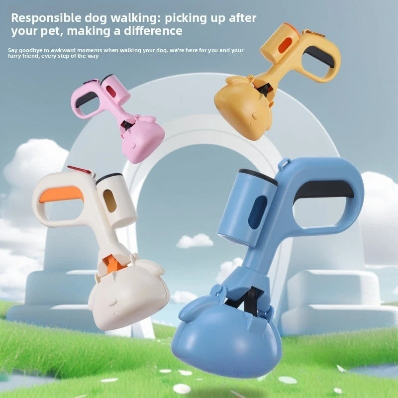 Portable Dog Poop Picker Scooper for Outdoor Walks