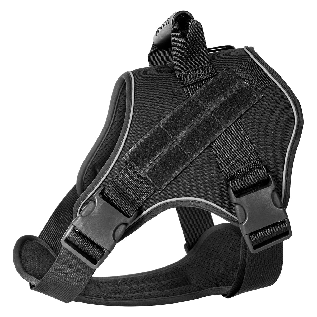 Tactical Dog Harness with Reflective Strips for Training and Outdoor Adventures
