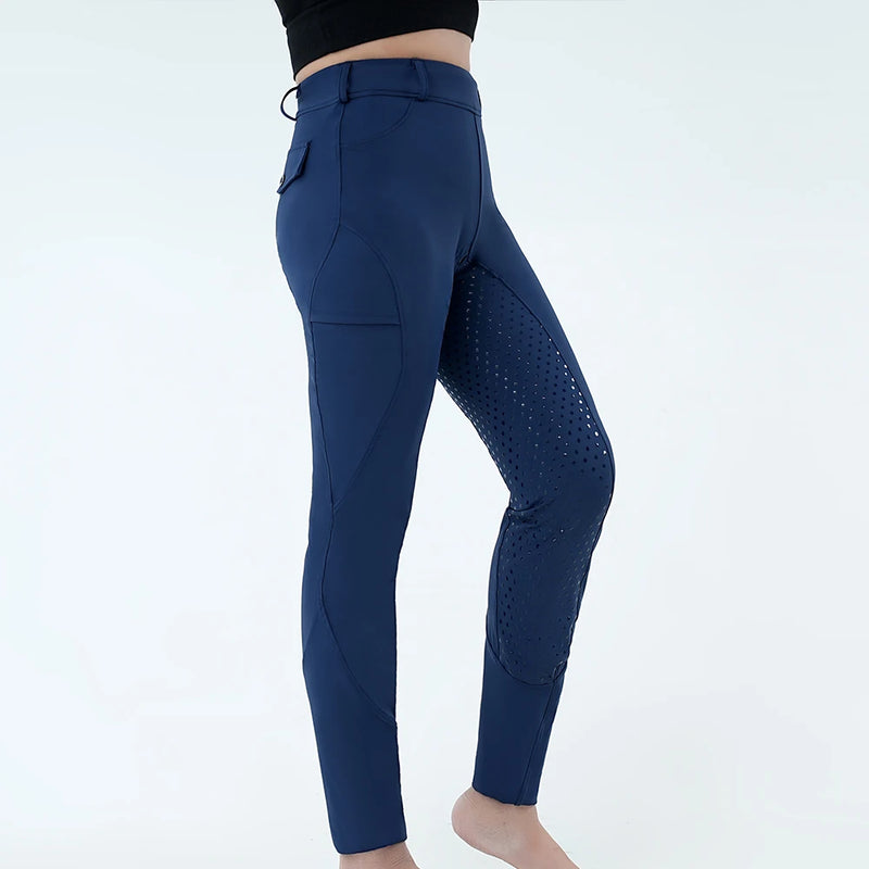 Women's Full-Seat Riding Breeches for Equestrian Training