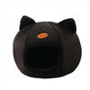 Cat Head-Shaped Cozy Cave Bed for Small to Medium Pets