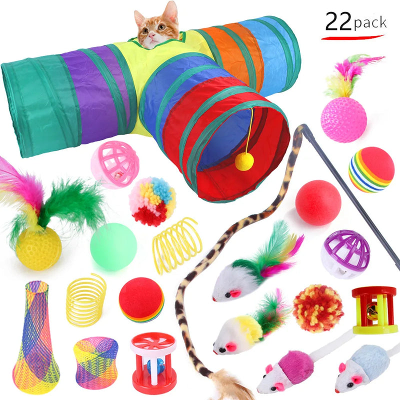 20-teiliges Kätzchenspielzeug-Varietäten-Set