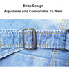 Denim Overalls for Dogs with Reflective Straps