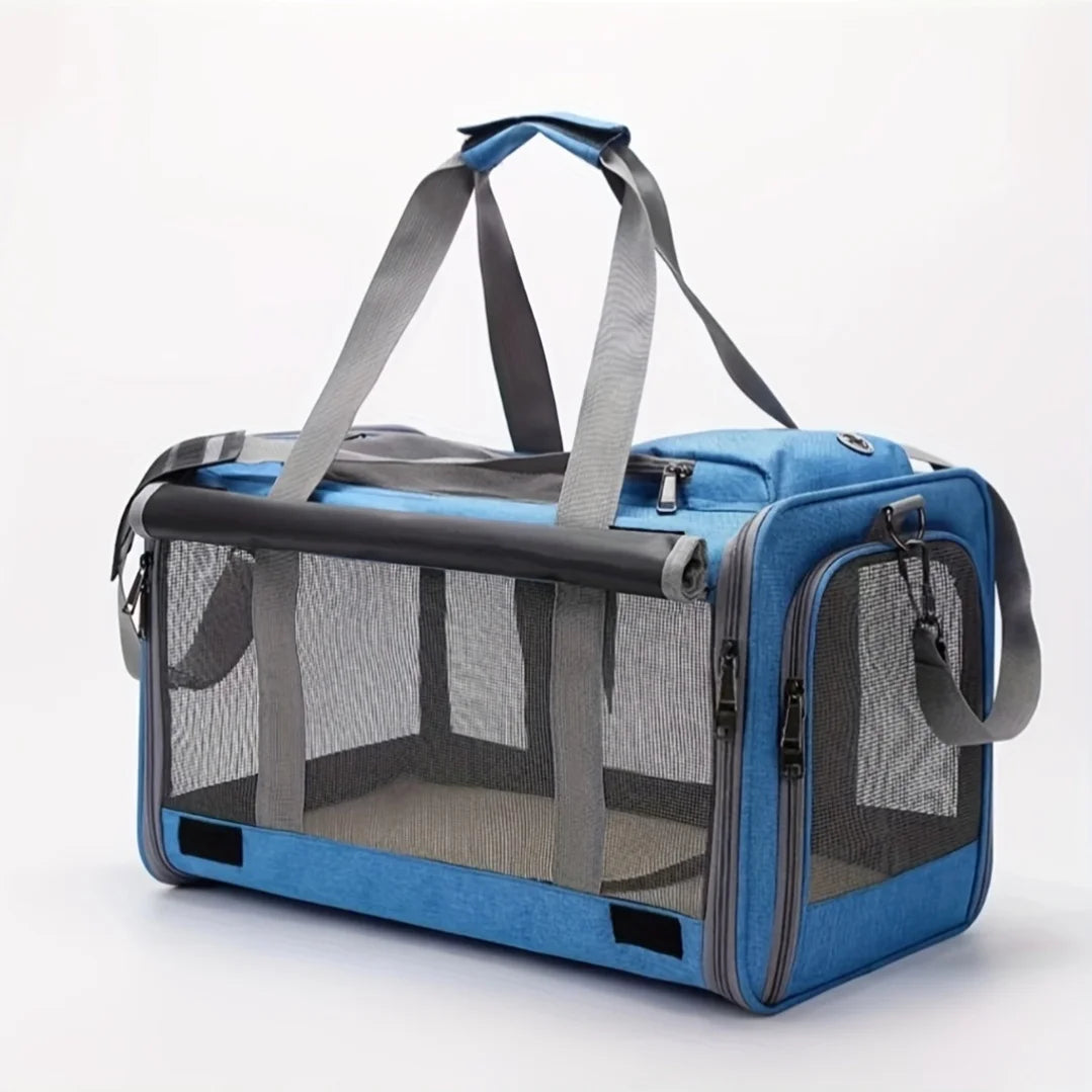 Soft-Sided Pet Carrier for Large and Medium Cats & Dogs