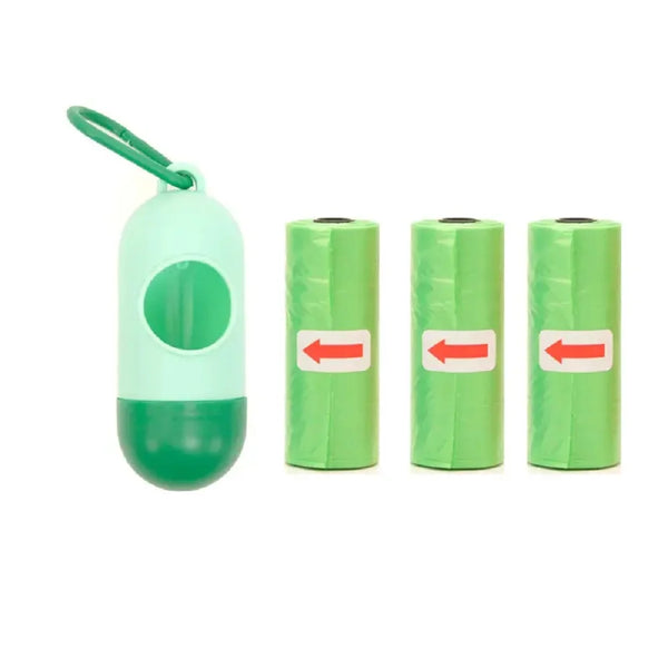 Stroller Hanging Trash Bag Dispenser with Disposal Bags