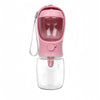Bouteille d'eau portable pour animaux avec rangement pour nourriture