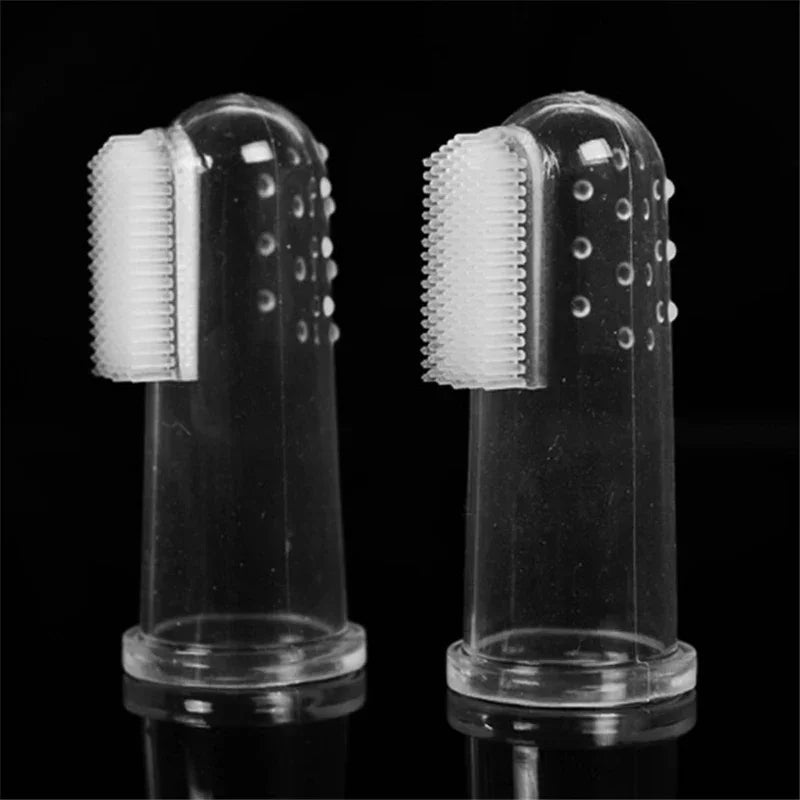 Soft Silicone Finger Toothbrush for Dogs and Cats