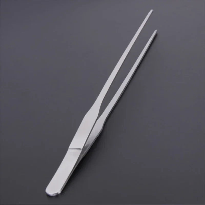 Precision Stainless Steel Aquarium Tweezers for Planting and Maintenance