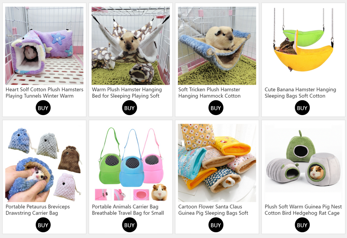 Hammock en forme de cœur en peluche pour hamster, pour dormir et jouer