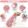 Cozy Fleece Dog Sweater with High Collar and Leg Straps