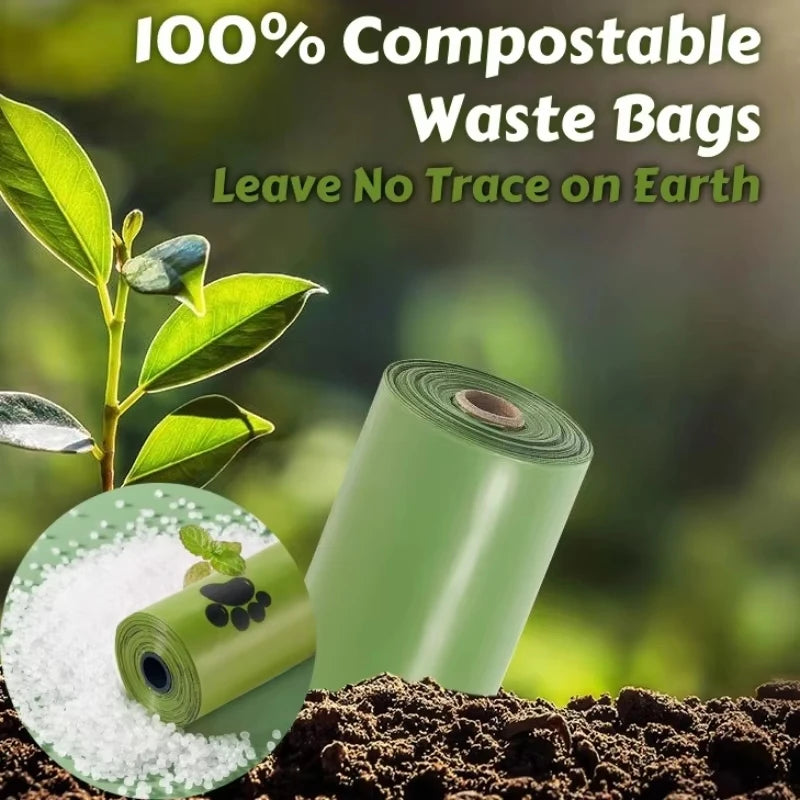 Biodegradable Dog Poop Bags with Leak-Proof Design