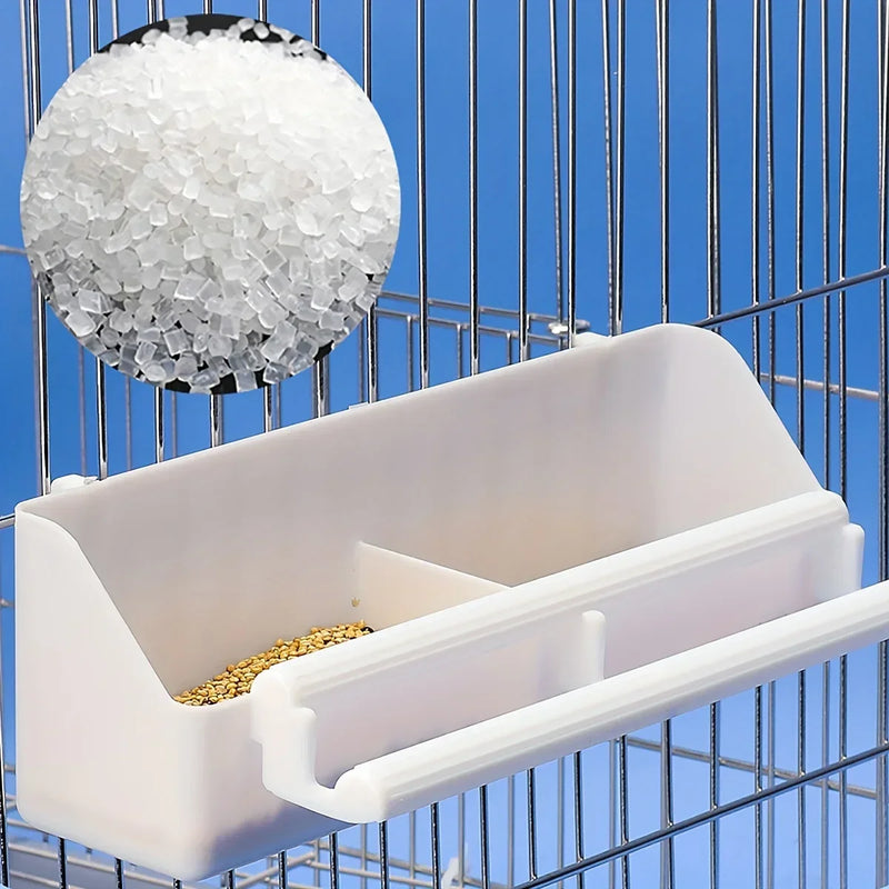 Doppelt-Gitter-Vogelfuttertrog mit Ständer