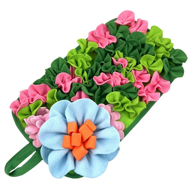 Interactive Flower Foraging Mat for Small Pets