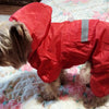 Adjustable Waterproof Dog Raincoat with Reflective Strap