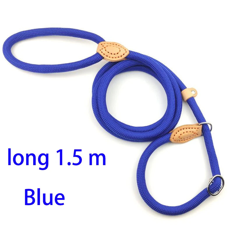 Verstellbare Nylon-Hundeleine mit Geschirr