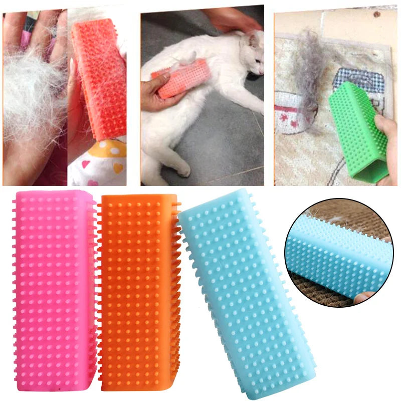 Cepillo Reutilizable de Silicona para Quitar Pelo de Mascotas