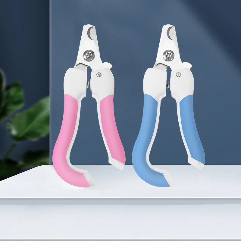 Surgical-Grade Stainless Steel Pet Nail Clippers for Dogs & Cats