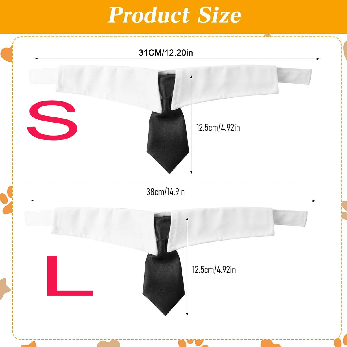 Adjustable Bow Tie Collar for Cats and Small Dogs