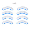 Eight silicone pet water fountain filters in light blue and white