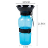 Botella de Agua Portátil para Mascotas con Tazón Desmontable