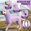 Waterproof Dog Raincoat with Reflective Stripe and Hood