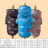 Fleece-Lined Hooded Coat for Dogs and Cats