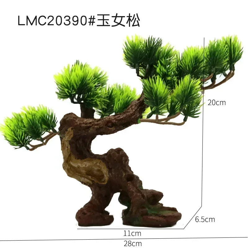 Aquarium Decor: Simulation Plants and Landscaping Ornaments