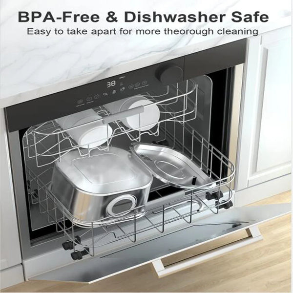 3.2L Stainless Steel Pet Water Feeder Dispenser with Visual Window