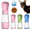 Tragbare 2-in-1 Haustier-Wasserflasche mit Schale