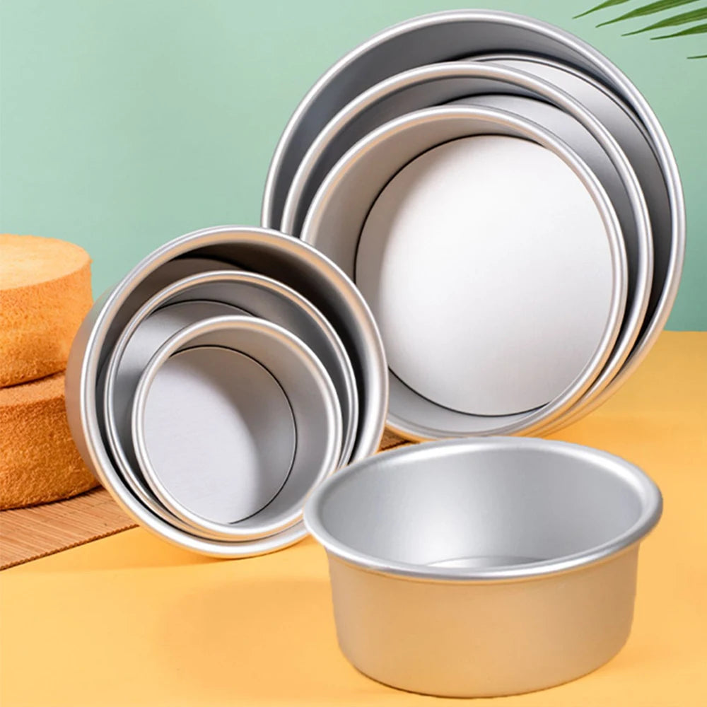 Non-Stick Round Cake Pan with Removable Base