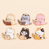 Colorful Cartoon Cat & Animal Enamel Charms for DIY Jewelry Making