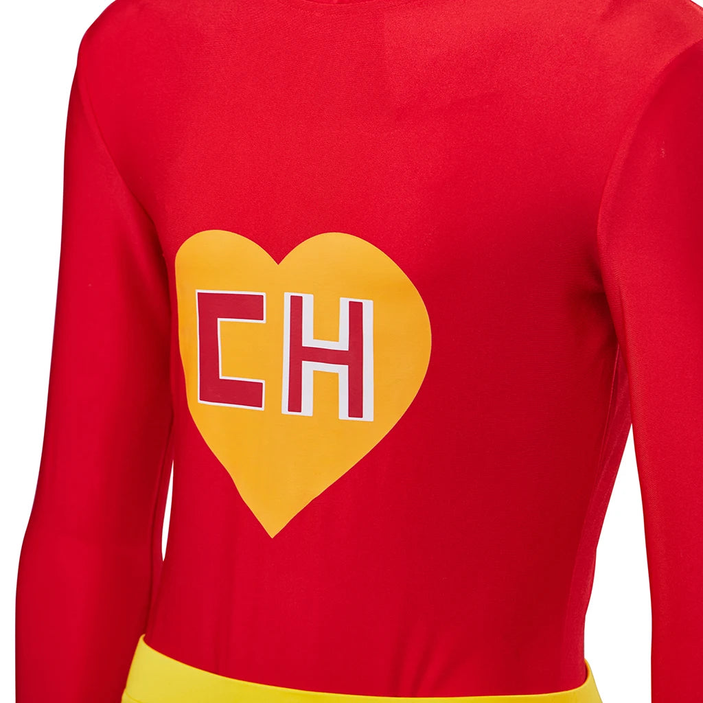 El Chapulín Colorado Cosplay Jumpsuit with Antennae