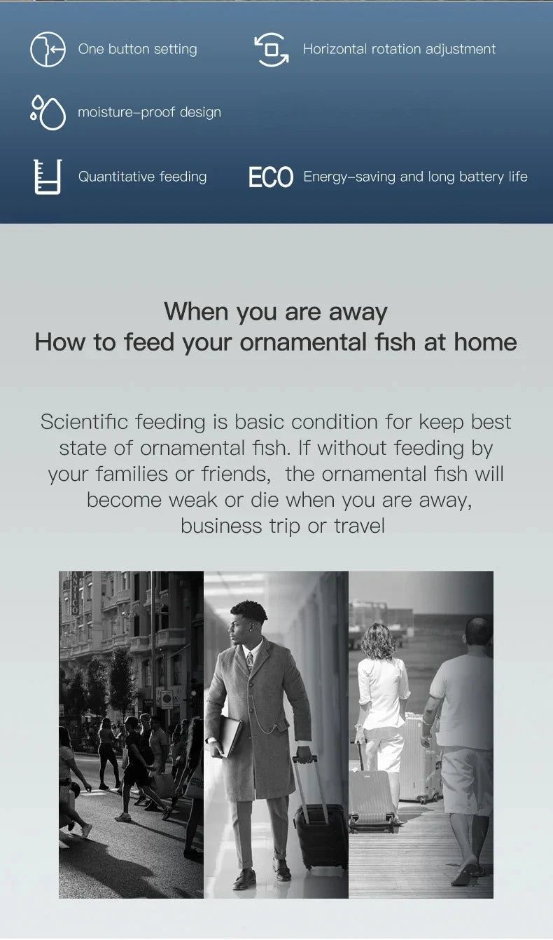 Intelligenter Wi-Fi-Automatischer Fischfutterautomat