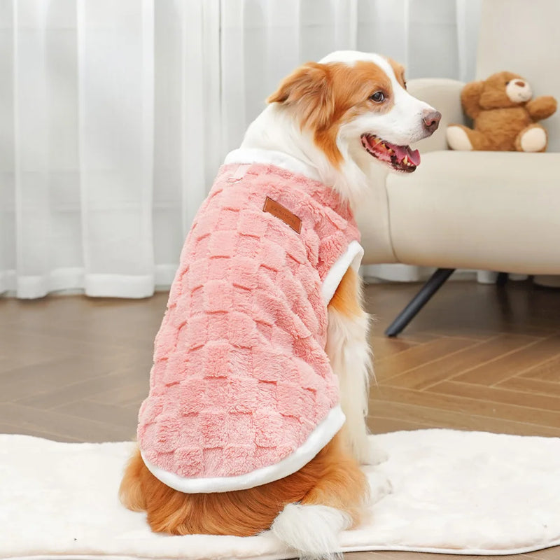 Suéter de Felpa de Algodón Cómodo para Perros de Raza Grande