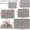 Double-Layer Waterproof Cat Litter Mat with Anti-Slip Base