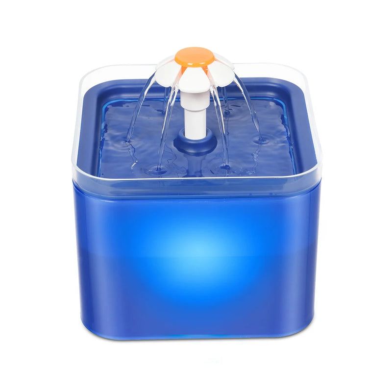Fuente de Agua para Mascotas de 2L con Indicador LED