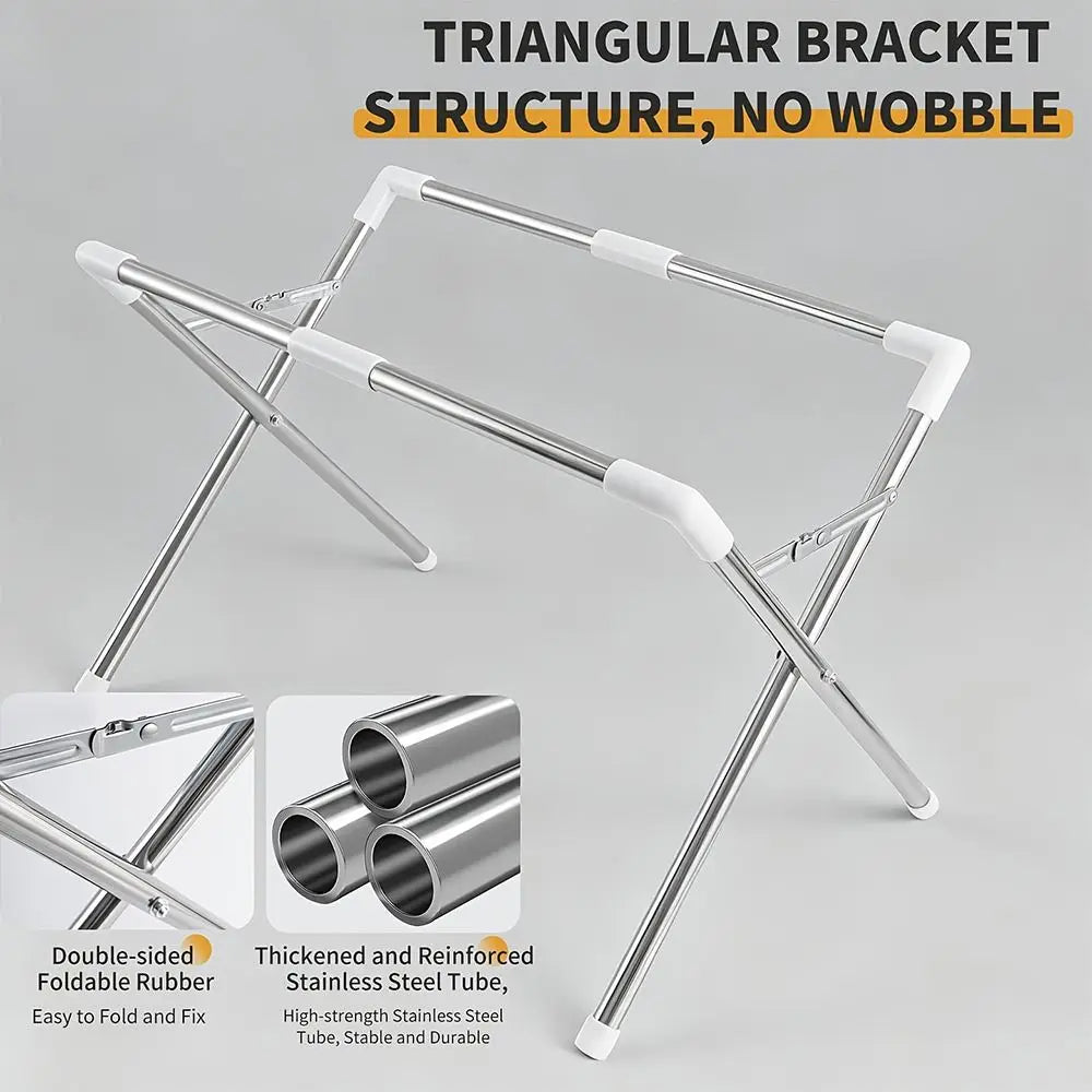 Foldable Pet Grooming Hammock with Quick-Dry Mesh