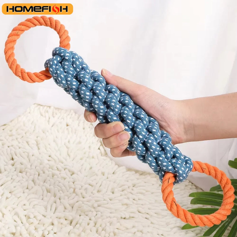 Double-Ring Cotton Rope Dog Toy