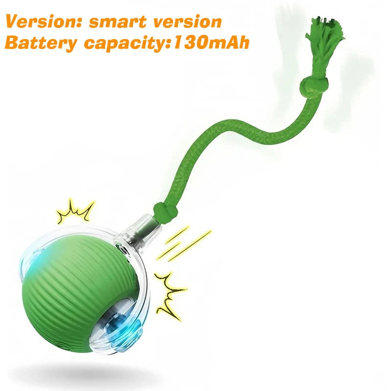 Interactive Rolling Cat Toy Ball with Smart Obstacle Avoidance
