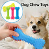 Bone-Shaped Soft Rubber Chew Toy for Small Dogs