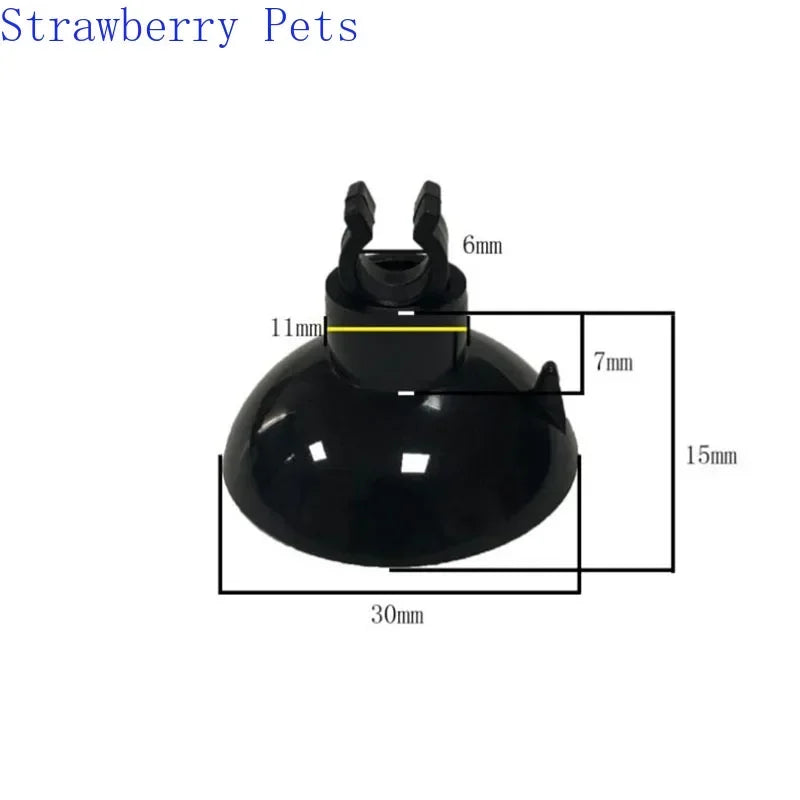 Saugnapf-Halter für Aquarium-Luftschläuche (5er-Pack)