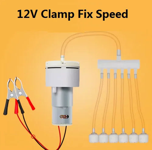 DC 12V Mini Aquarium Air Pump with PWM Control