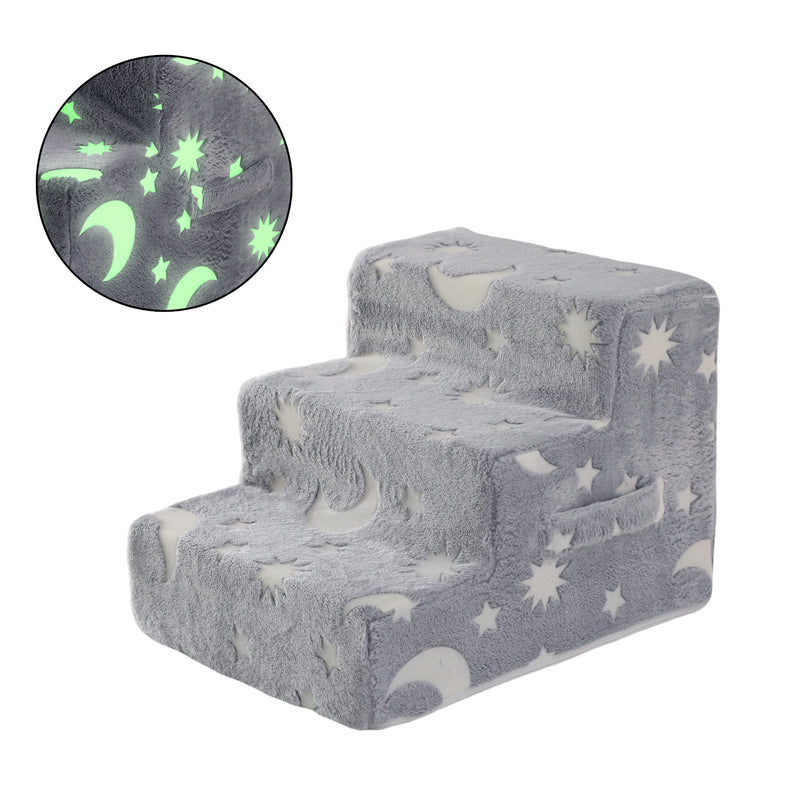 Detachable Pet Stairs with Soft Foam Steps