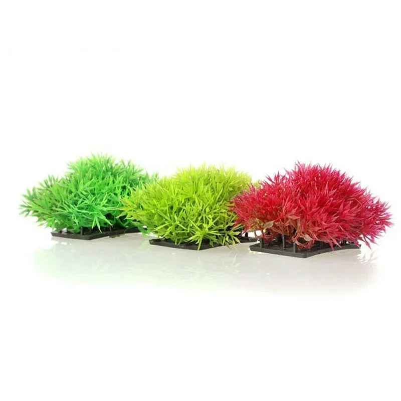 Artificial Aquarium Plants for Fish Tank Decor (6 cm)