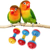 Sonajero Interactivo para Loros con Doble Bola