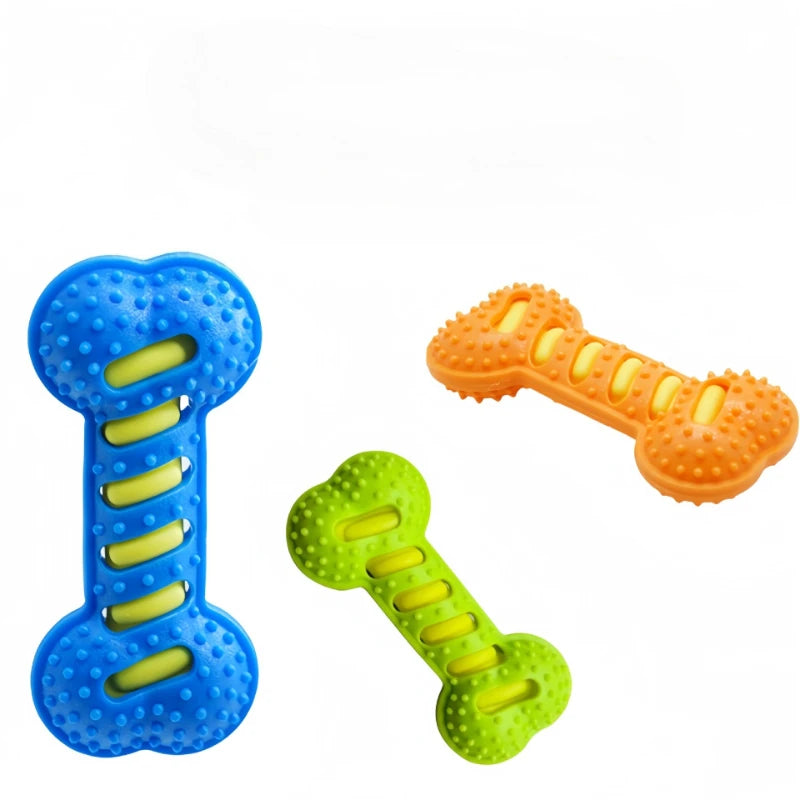 Robustes Quietschendes Knochen-Hundespielzeug