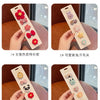 Adorable Flower Snap Clips for Baby Girls (Set of 6)